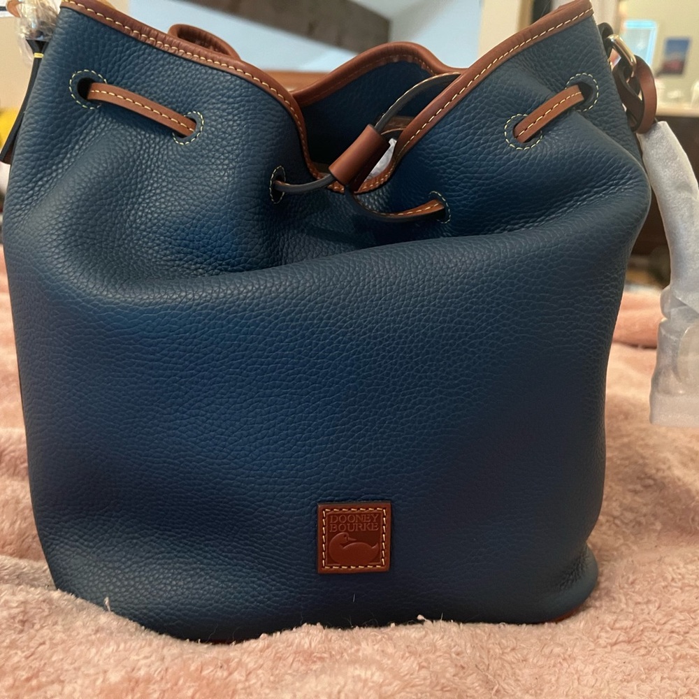 Dooney & Bourke Pebble Grain Drawstring Bag